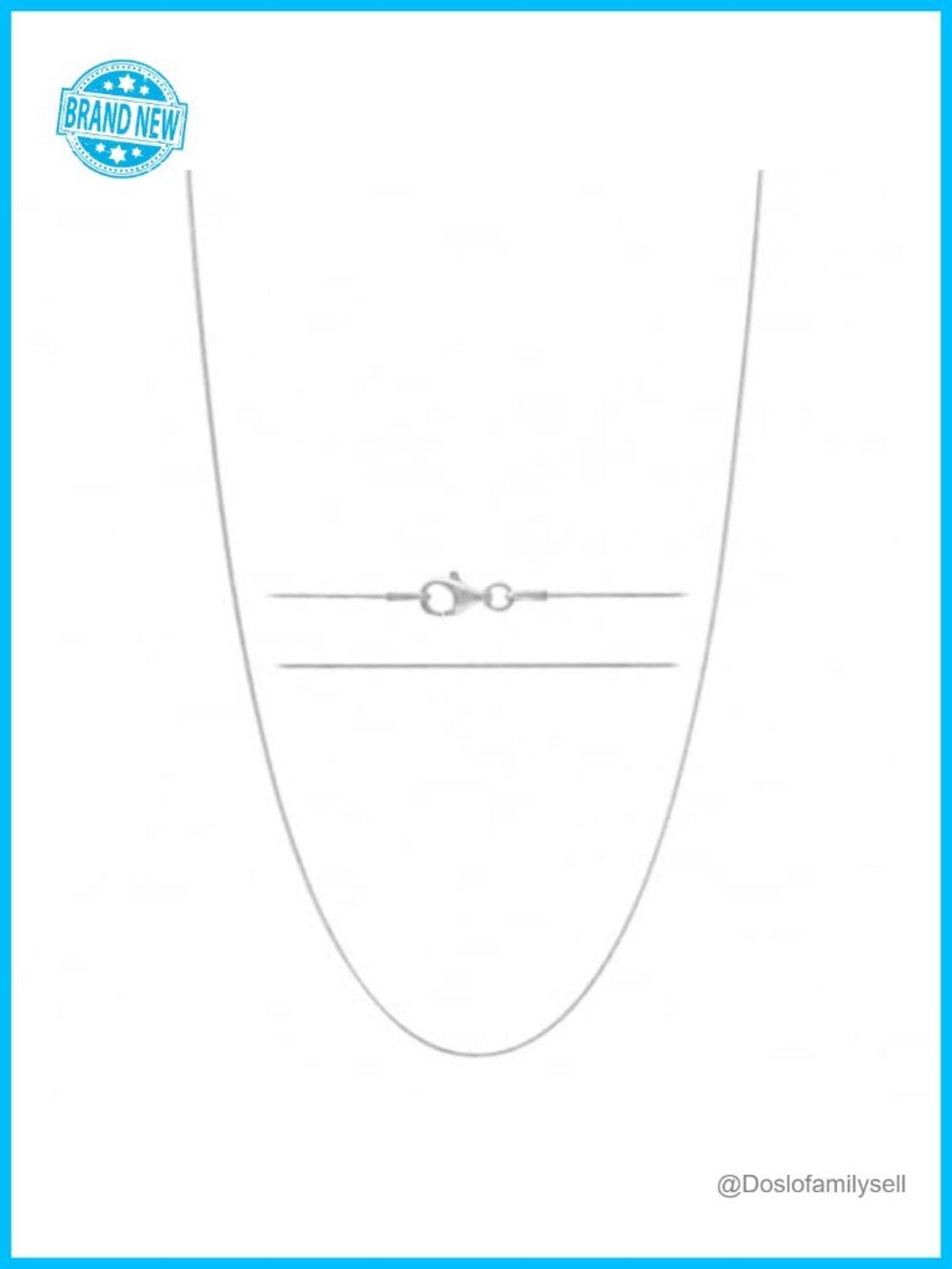 KISPER 925 Sterling Silver Snake Chain Necklace 1mm 8-Sided for Women Men